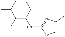 N-(2,3-dimethylcyclohexyl)-4-methyl-1,3-thiazol-2-amine 구조식 이미지