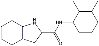 N-(2,3-dimethylcyclohexyl)-octahydro-1H-indole-2-carboxamide 구조식 이미지