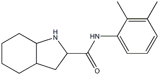 N-(2,3-dimethylphenyl)octahydro-1H-indole-2-carboxamide 구조식 이미지