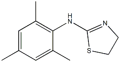 N-(2,4,6-trimethylphenyl)-4,5-dihydro-1,3-thiazol-2-amine 구조식 이미지