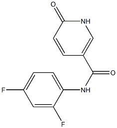 N-(2,4-difluorophenyl)-6-oxo-1,6-dihydropyridine-3-carboxamide Structure