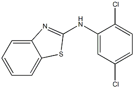 N-(2,5-dichlorophenyl)-1,3-benzothiazol-2-amine 구조식 이미지