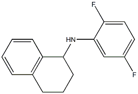 N-(2,5-difluorophenyl)-1,2,3,4-tetrahydronaphthalen-1-amine 구조식 이미지
