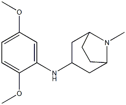 N-(2,5-dimethoxyphenyl)-8-methyl-8-azabicyclo[3.2.1]octan-3-amine 구조식 이미지