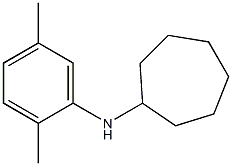 N-(2,5-dimethylphenyl)cycloheptanamine 구조식 이미지