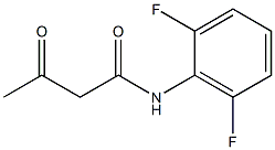 N-(2,6-difluorophenyl)-3-oxobutanamide 구조식 이미지