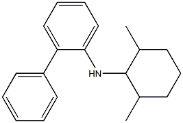 N-(2,6-dimethylcyclohexyl)-2-phenylaniline 구조식 이미지