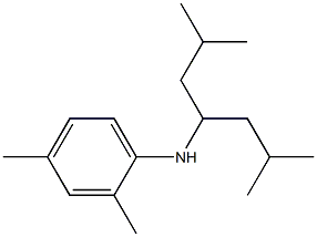N-(2,6-dimethylheptan-4-yl)-2,4-dimethylaniline Structure