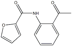 N-(2-acetylphenyl)-2-furamide 구조식 이미지