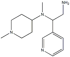 N-(2-amino-1-pyridin-3-ylethyl)-N-methyl-N-(1-methylpiperidin-4-yl)amine 구조식 이미지