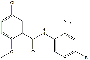 N-(2-amino-4-bromophenyl)-5-chloro-2-methoxybenzamide Structure