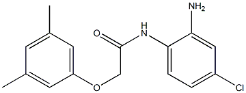 N-(2-amino-4-chlorophenyl)-2-(3,5-dimethylphenoxy)acetamide 구조식 이미지