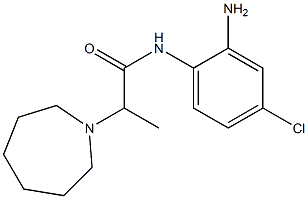 N-(2-amino-4-chlorophenyl)-2-azepan-1-ylpropanamide 구조식 이미지