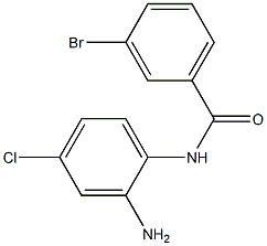 N-(2-amino-4-chlorophenyl)-3-bromobenzamide 구조식 이미지