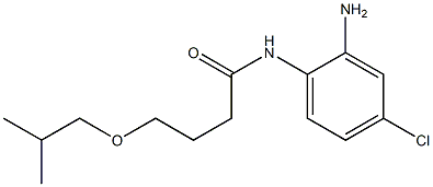 N-(2-amino-4-chlorophenyl)-4-(2-methylpropoxy)butanamide 구조식 이미지