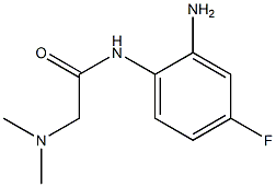 N-(2-amino-4-fluorophenyl)-2-(dimethylamino)acetamide 구조식 이미지