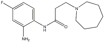 N-(2-amino-4-fluorophenyl)-3-azepan-1-ylpropanamide Structure