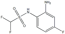 N-(2-amino-4-fluorophenyl)difluoromethanesulfonamide 구조식 이미지