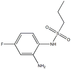 N-(2-amino-4-fluorophenyl)propane-1-sulfonamide Structure