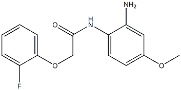 N-(2-amino-4-methoxyphenyl)-2-(2-fluorophenoxy)acetamide 구조식 이미지