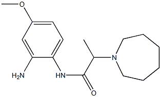 N-(2-amino-4-methoxyphenyl)-2-azepan-1-ylpropanamide 구조식 이미지