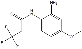 N-(2-amino-4-methoxyphenyl)-3,3,3-trifluoropropanamide 구조식 이미지