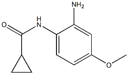 N-(2-amino-4-methoxyphenyl)cyclopropanecarboxamide Structure