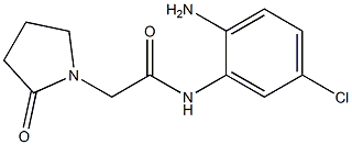 N-(2-amino-5-chlorophenyl)-2-(2-oxopyrrolidin-1-yl)acetamide 구조식 이미지