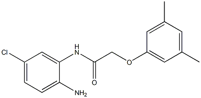 N-(2-amino-5-chlorophenyl)-2-(3,5-dimethylphenoxy)acetamide 구조식 이미지