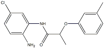 N-(2-amino-5-chlorophenyl)-2-(3-methylphenoxy)propanamide Structure