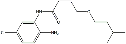 N-(2-amino-5-chlorophenyl)-4-(3-methylbutoxy)butanamide 구조식 이미지