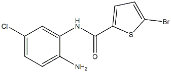 N-(2-amino-5-chlorophenyl)-5-bromothiophene-2-carboxamide Structure