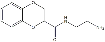 N-(2-aminoethyl)-2,3-dihydro-1,4-benzodioxine-2-carboxamide 구조식 이미지