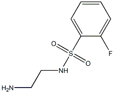 N-(2-aminoethyl)-2-fluorobenzene-1-sulfonamide Structure