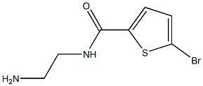 N-(2-aminoethyl)-5-bromothiophene-2-carboxamide 구조식 이미지