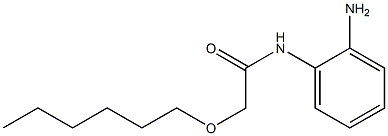 N-(2-aminophenyl)-2-(hexyloxy)acetamide 구조식 이미지