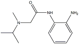 N-(2-aminophenyl)-2-[isopropyl(methyl)amino]acetamide 구조식 이미지