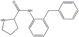 N-(2-benzylphenyl)pyrrolidine-2-carboxamide 구조식 이미지