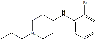 N-(2-bromophenyl)-1-propylpiperidin-4-amine 구조식 이미지