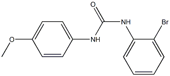 N-(2-bromophenyl)-N'-(4-methoxyphenyl)urea 구조식 이미지