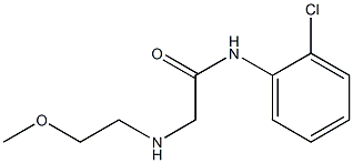 N-(2-chlorophenyl)-2-[(2-methoxyethyl)amino]acetamide Structure