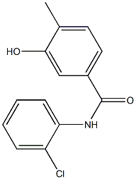 N-(2-chlorophenyl)-3-hydroxy-4-methylbenzamide Structure