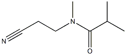 N-(2-cyanoethyl)-N,2-dimethylpropanamide 구조식 이미지