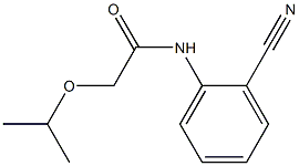 N-(2-cyanophenyl)-2-(propan-2-yloxy)acetamide 구조식 이미지