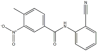 N-(2-cyanophenyl)-4-methyl-3-nitrobenzamide Structure