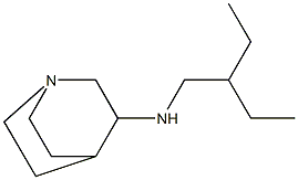 N-(2-ethylbutyl)-1-azabicyclo[2.2.2]octan-3-amine 구조식 이미지