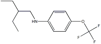 N-(2-ethylbutyl)-4-(trifluoromethoxy)aniline 구조식 이미지