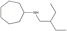 N-(2-ethylbutyl)cycloheptanamine Structure