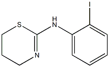 N-(2-iodophenyl)-5,6-dihydro-4H-1,3-thiazin-2-amine 구조식 이미지