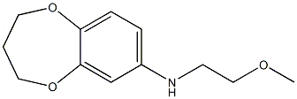 N-(2-methoxyethyl)-3,4-dihydro-2H-1,5-benzodioxepin-7-amine Structure